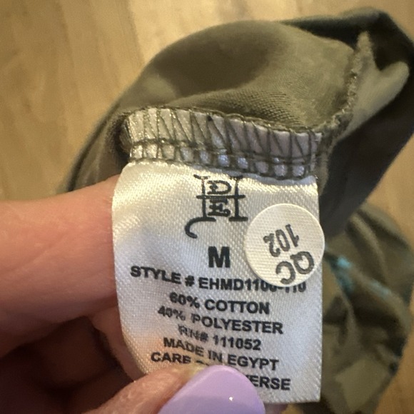 Ed Hardy Shirt Men's Crouching Panther Graphic Tattoo Y2K Streetwear Olive‎ Med - Picture 7 of 9